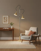 Twin Cone Floor Lamp