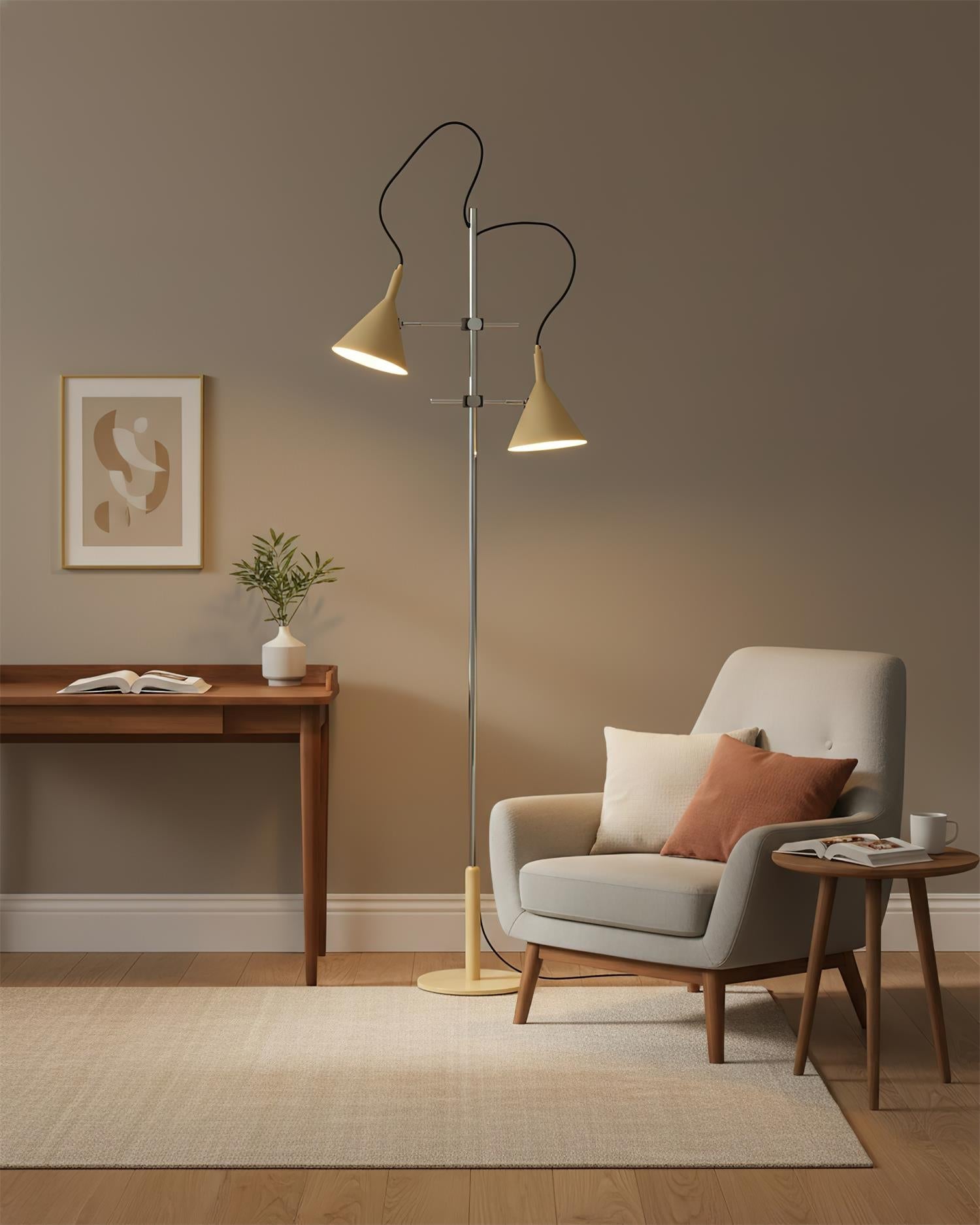 Twin Cone Floor Lamp