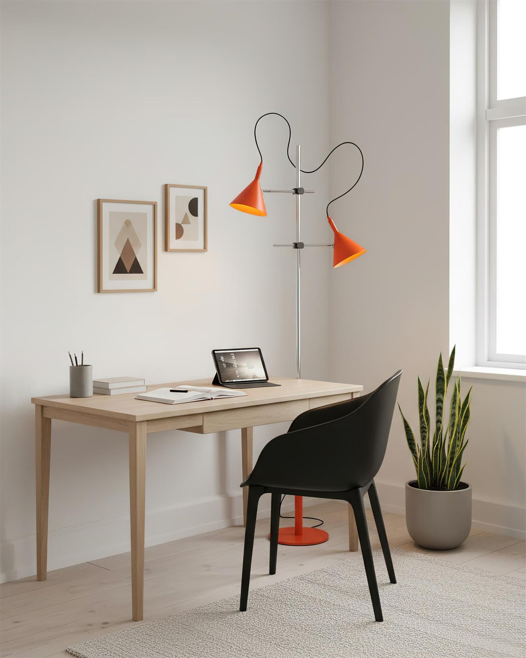 Twin Cone Floor Lamp