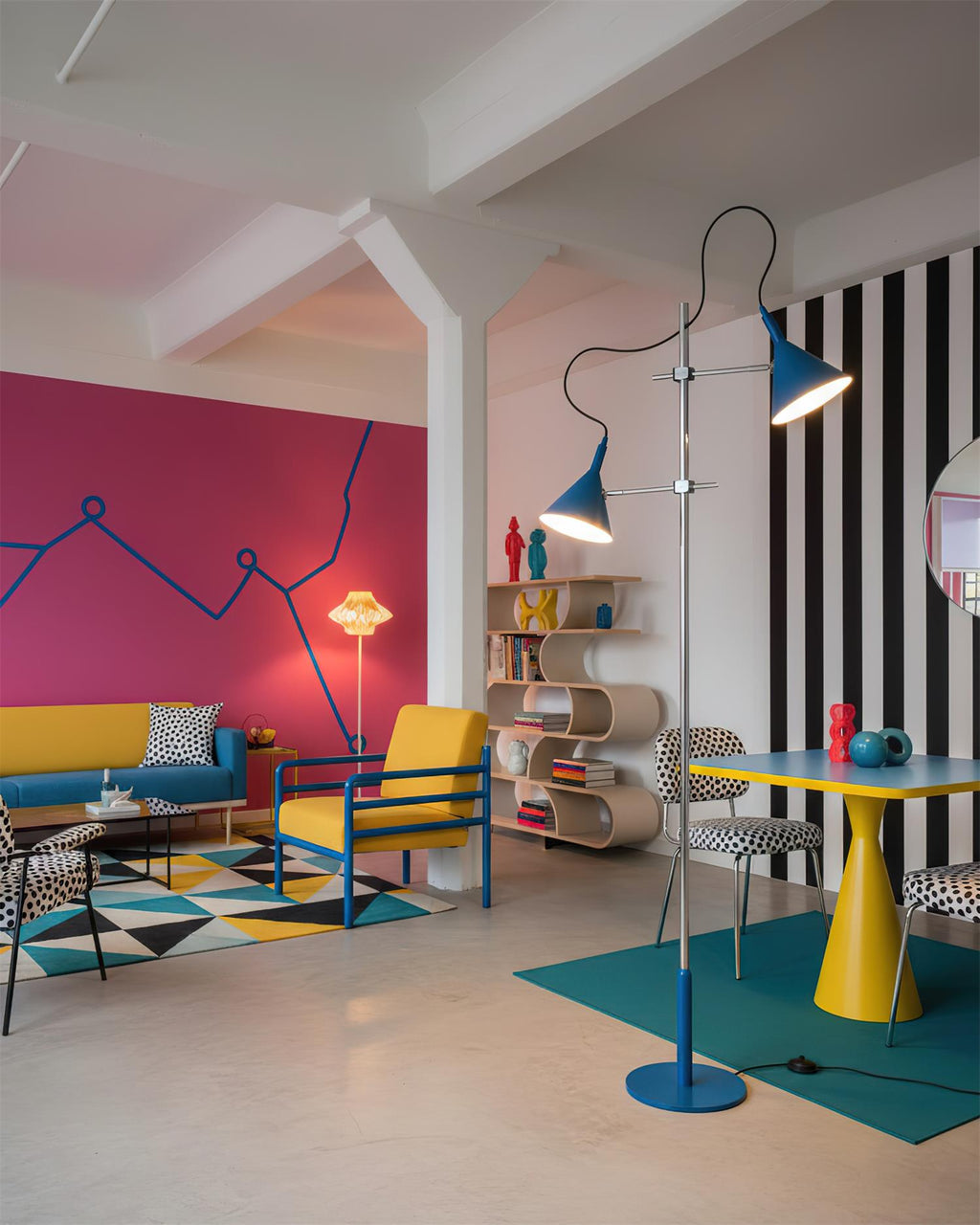 Twin Cone Floor Lamp