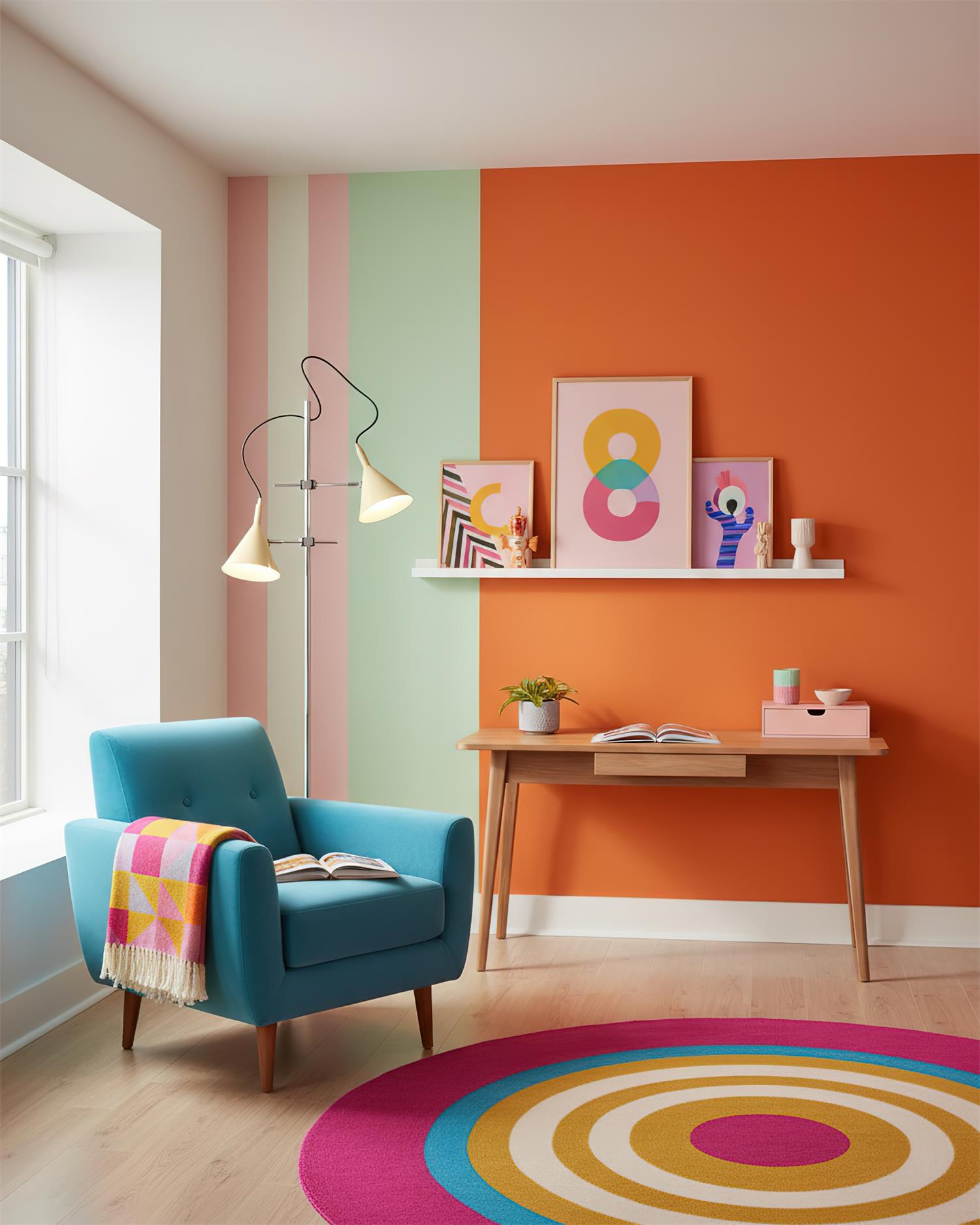 Twin Cone Floor Lamp