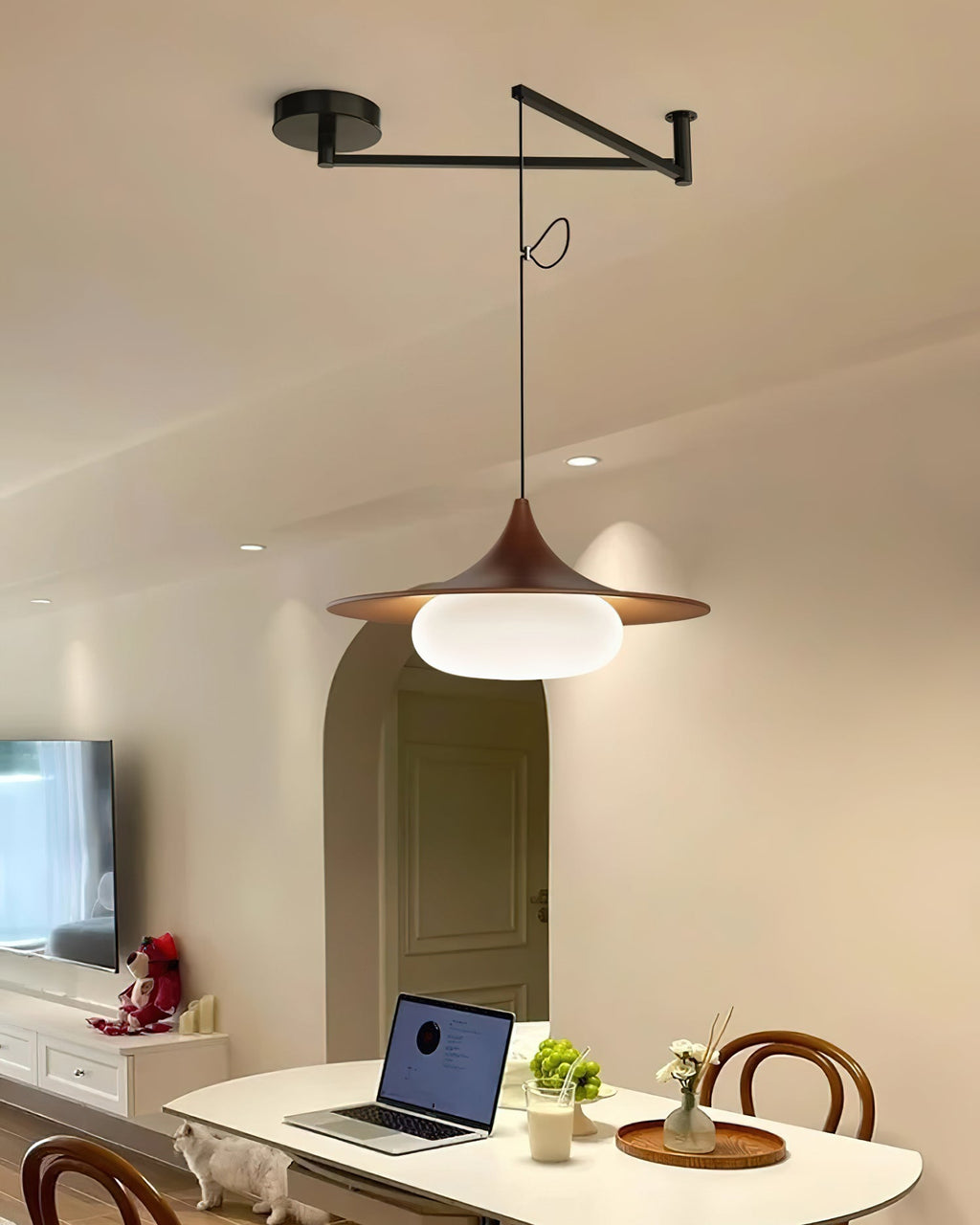 Veluna Swing Arm Pendant Lamp