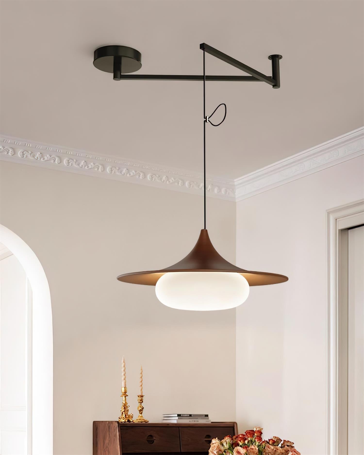 Veluna Swing Arm Pendant Lamp