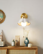 Vena Brass Wall Lamp