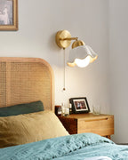 Vena Brass Wall Lamp