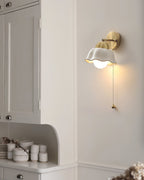 Vena Brass Wall Lamp