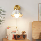 Vena Brass Wall Lamp