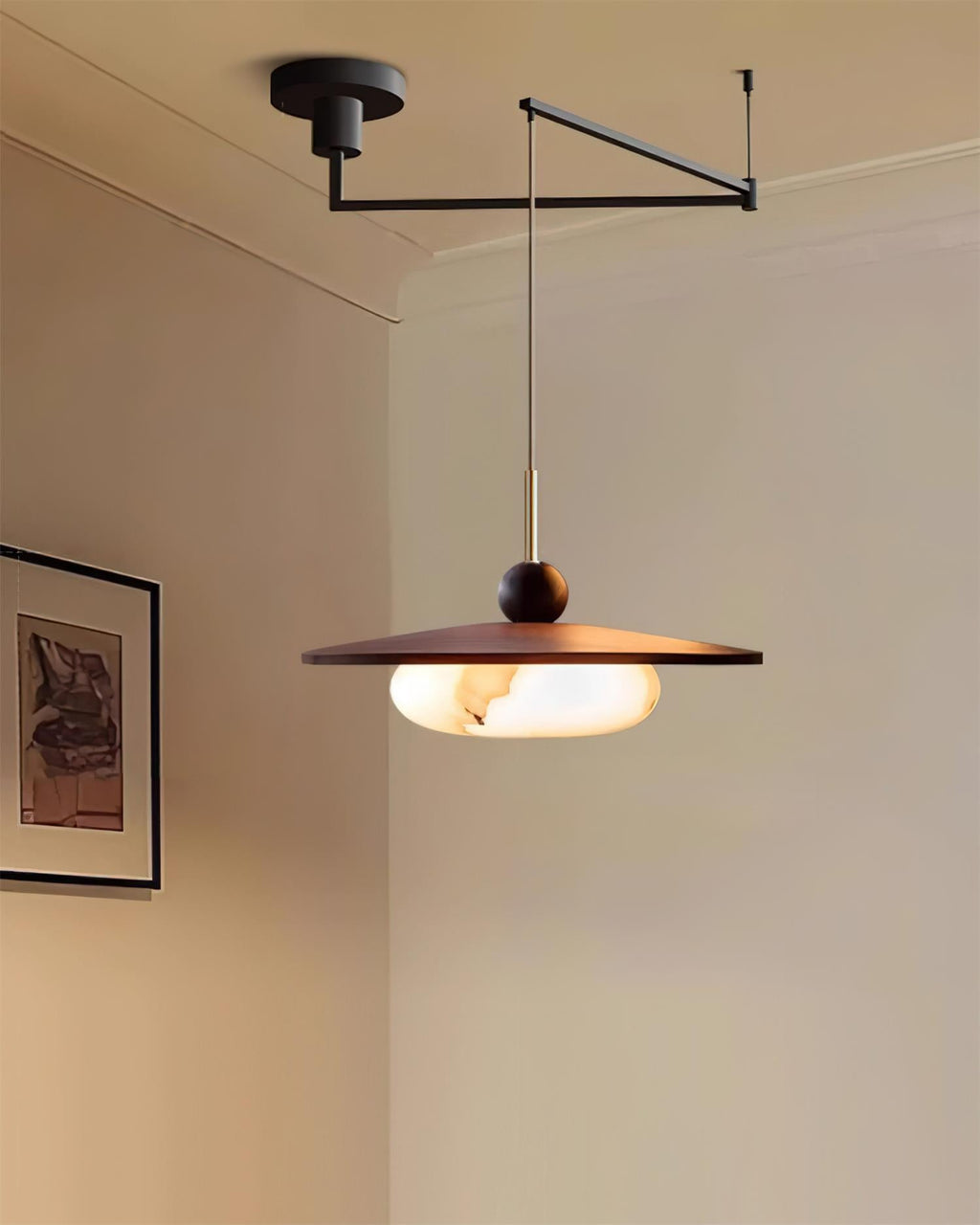 Vicenza Swing Arm Pendant Lamp