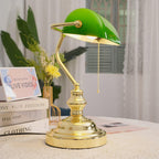 Vintage Bankers Table Lamp