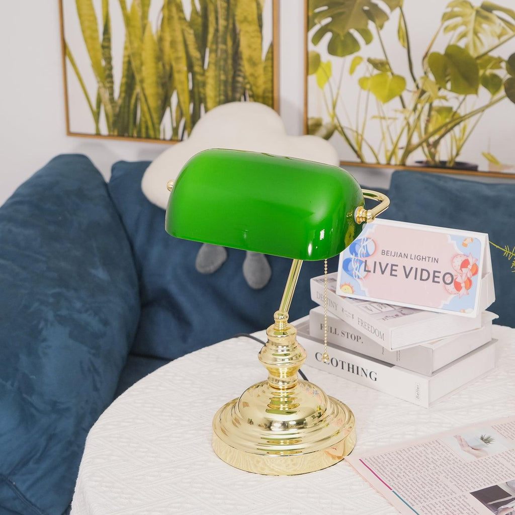 Vintage Bankers Table Lamp