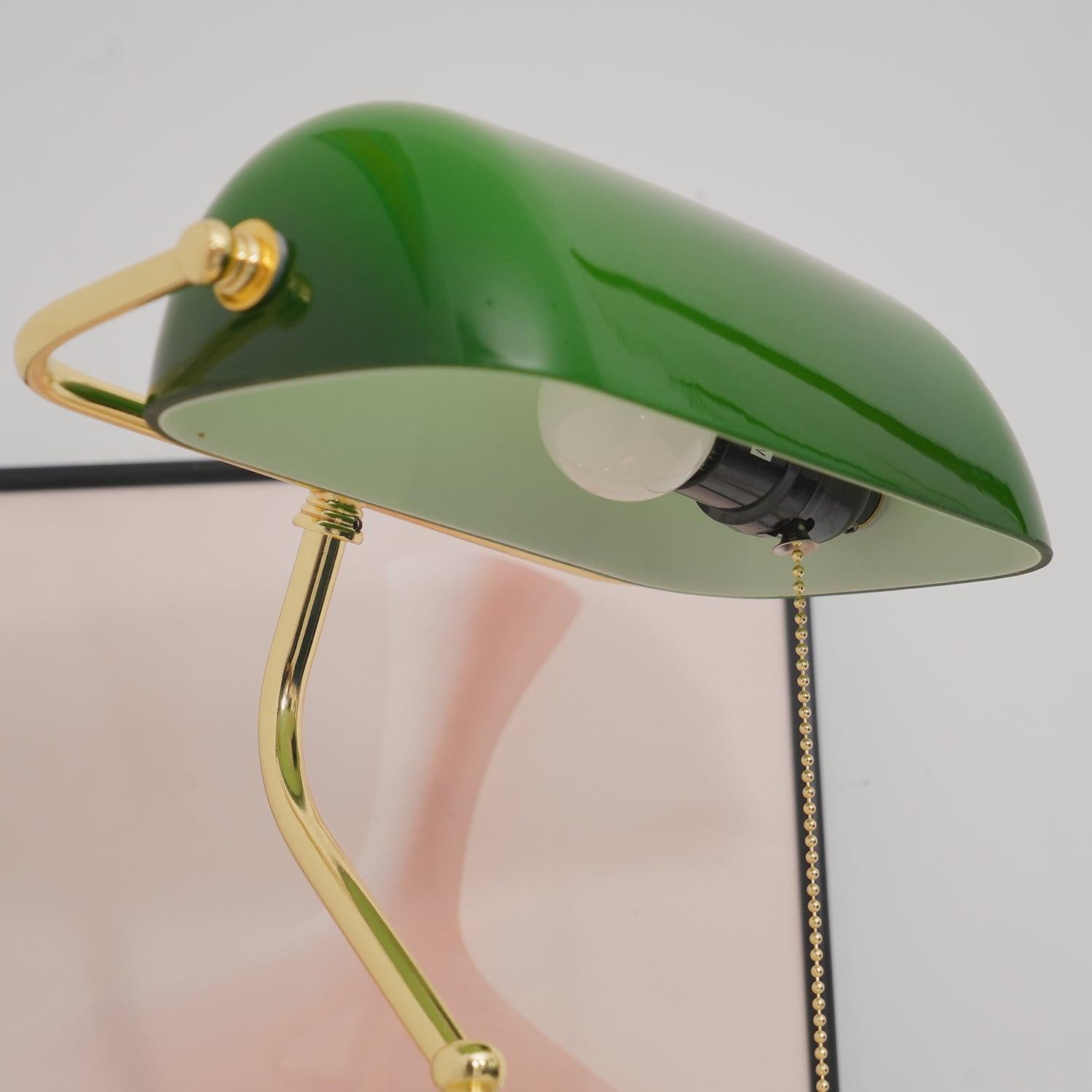 Vintage Bankers Table Lamp