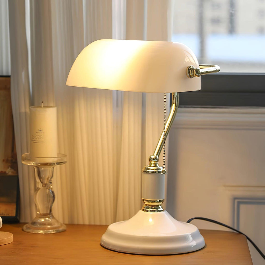 Vintage Bankers Table Lamp