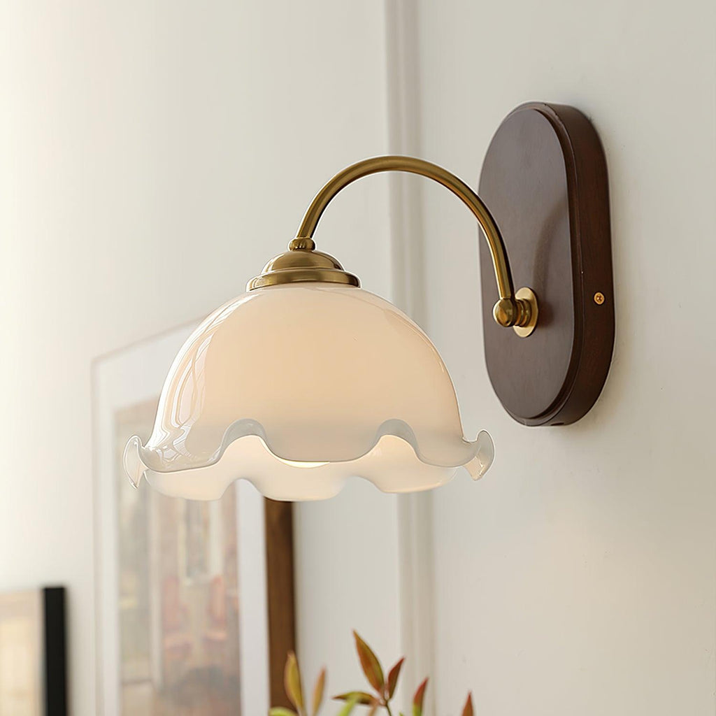 Vintage Flower Wall Lamp