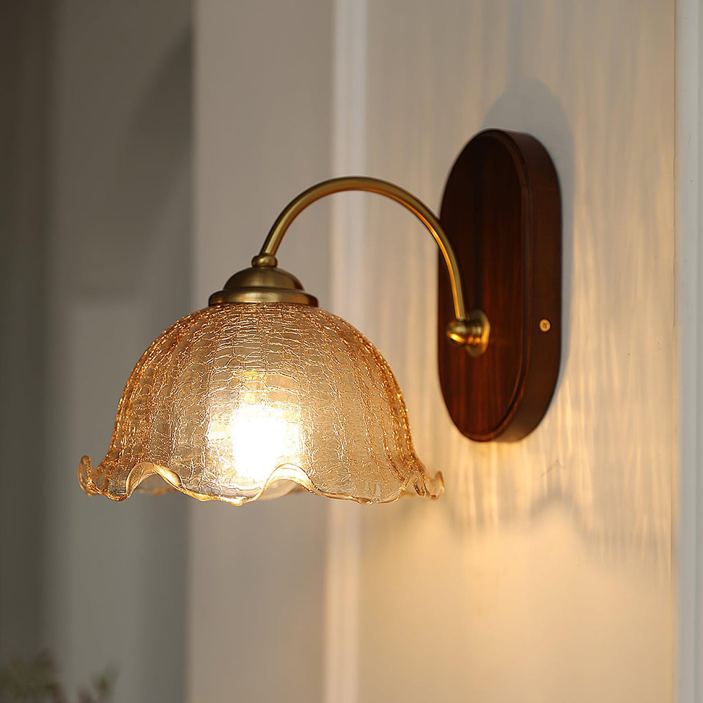 Vintage Flower Wall Lamp