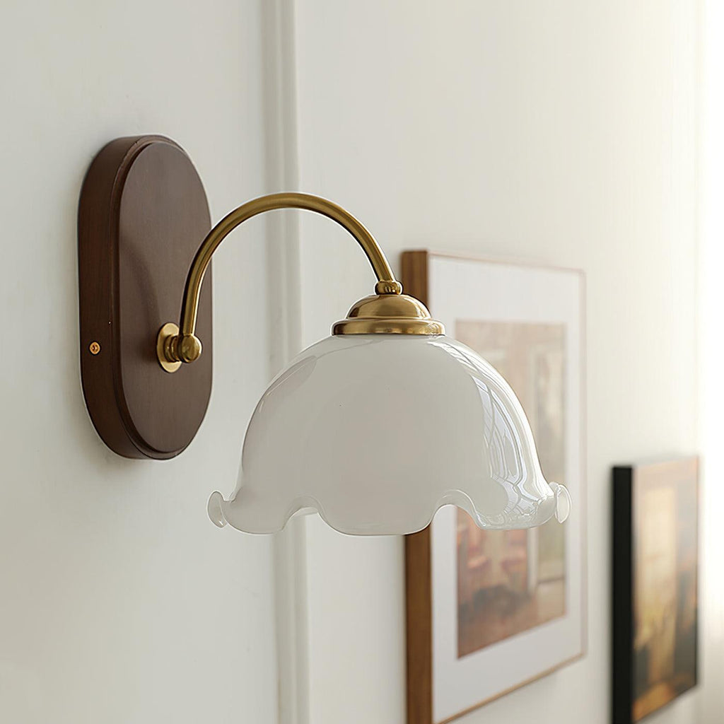 Vintage Flower Wall Lamp