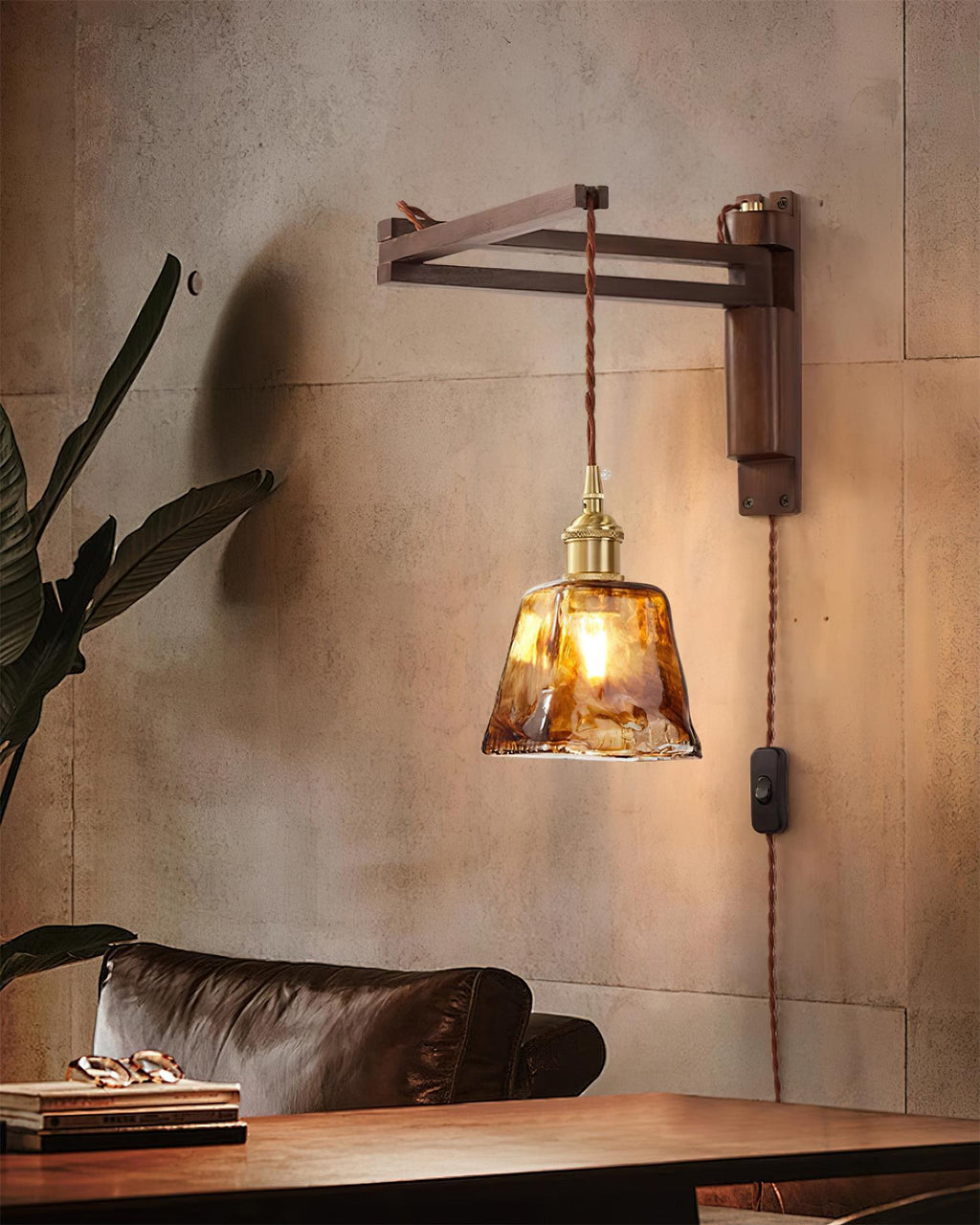 Vintage Maria Plug In Wall Lamp