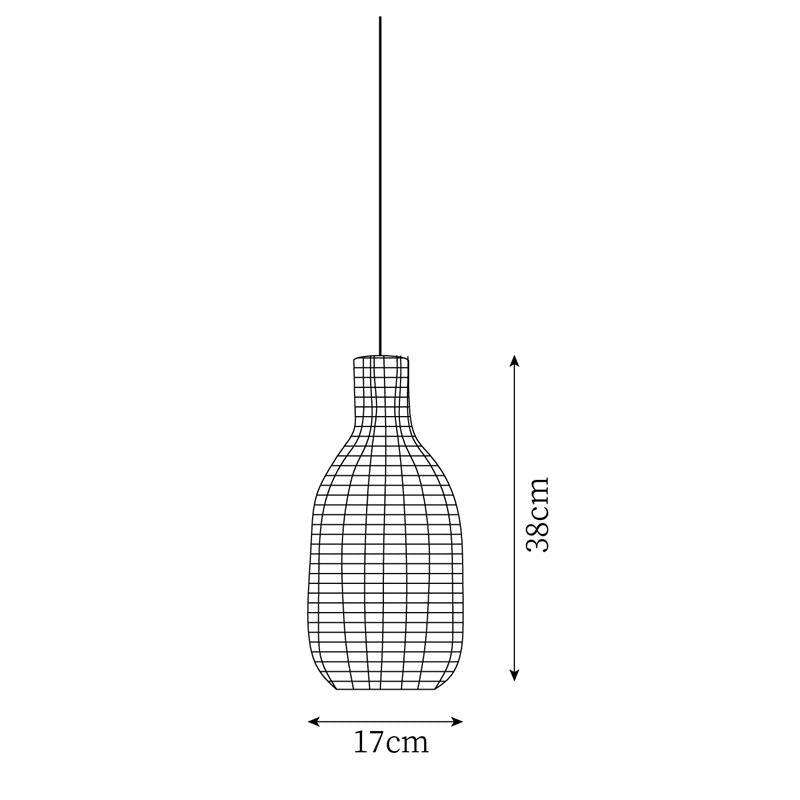 Vintage Rattan Pendant Lamp