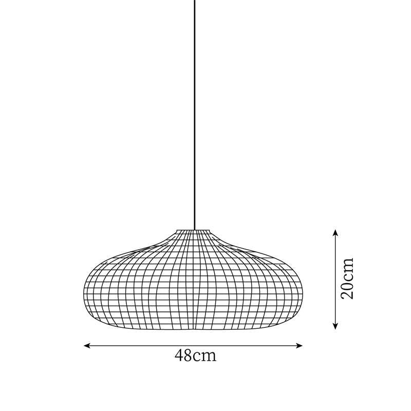 Vintage Rattan Pendant Lamp