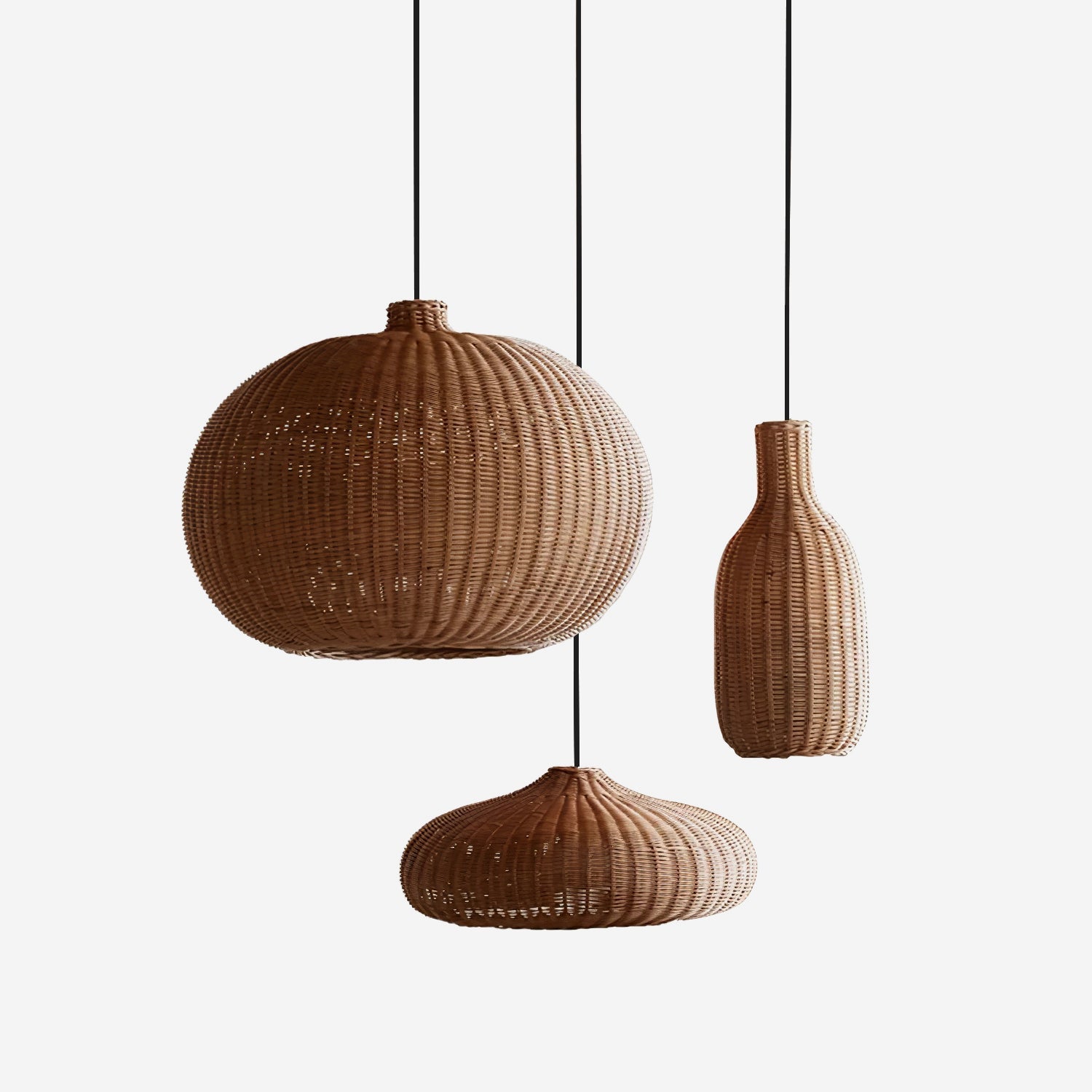 Vintage Rattan Pendant Lamp