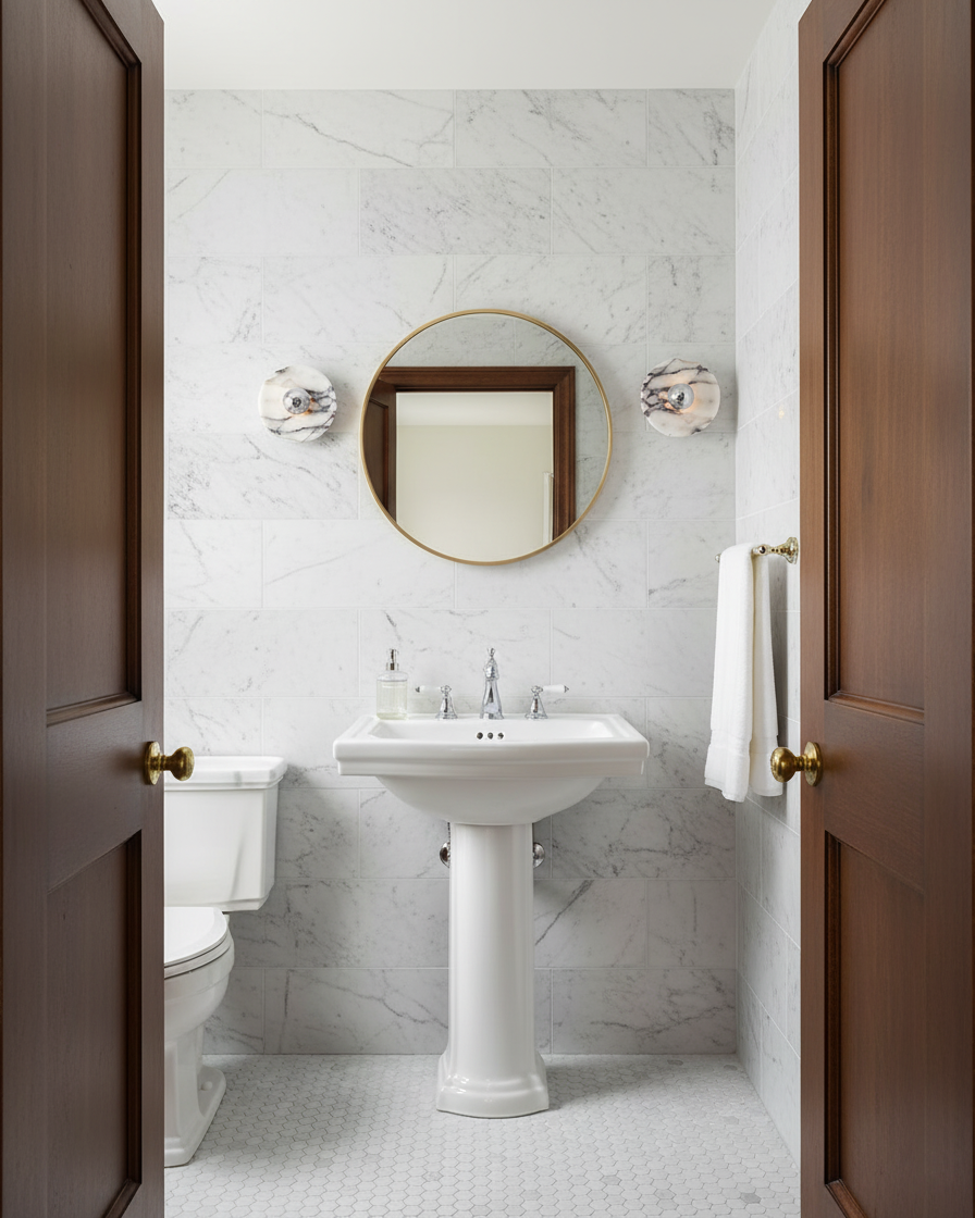 Viola Marble Wall Lamp