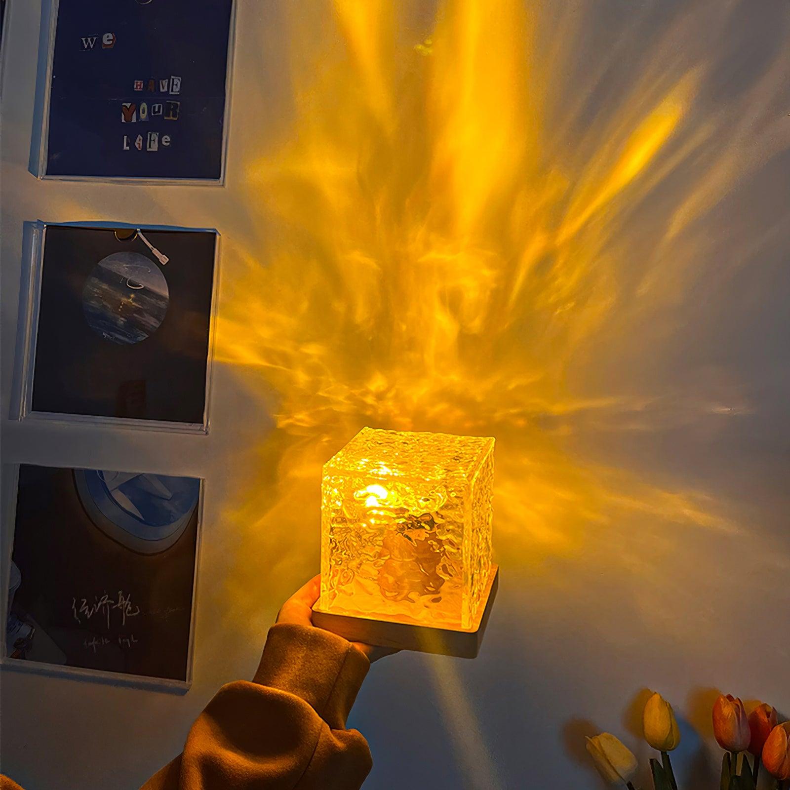 Water Ripple Crystal Table Lamp