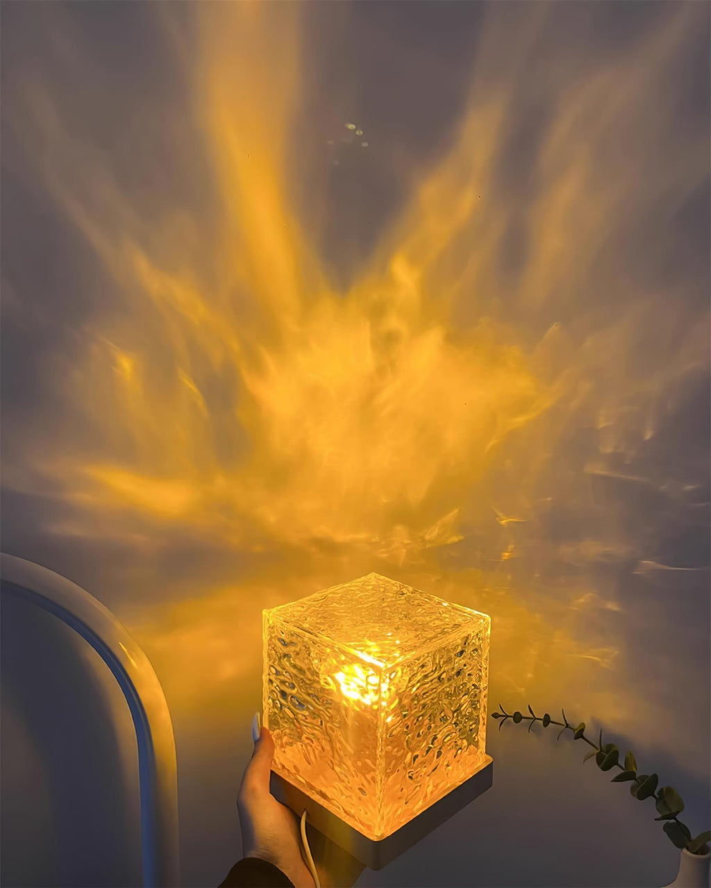 Water Ripple Crystal Table Lamp