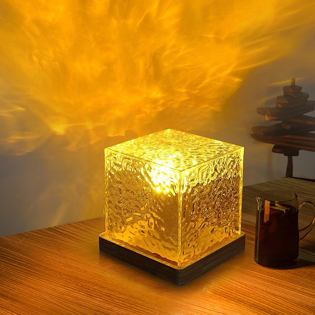 Water Ripple Crystal Table Lamp