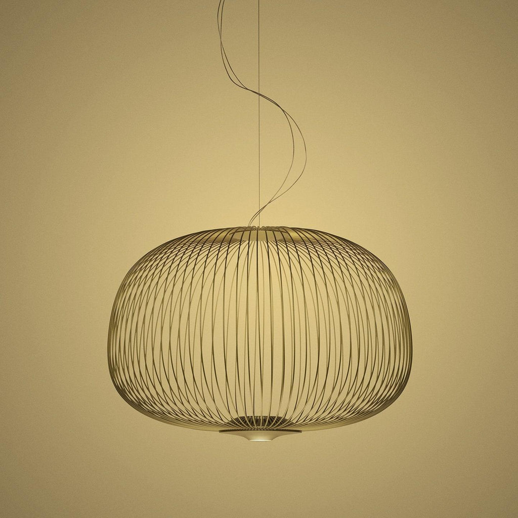 Lightweight Spokes Cage Pendant Lamp