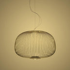 Lightweight Spokes Cage Pendant Lamp