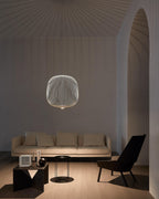 Lightweight Spokes Cage Pendant Lamp