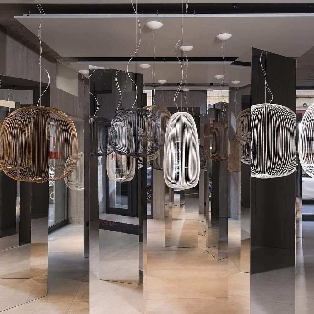 Lightweight Spokes Cage Pendant Lamp