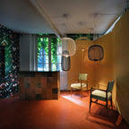 Lightweight Spokes Cage Pendant Lamp