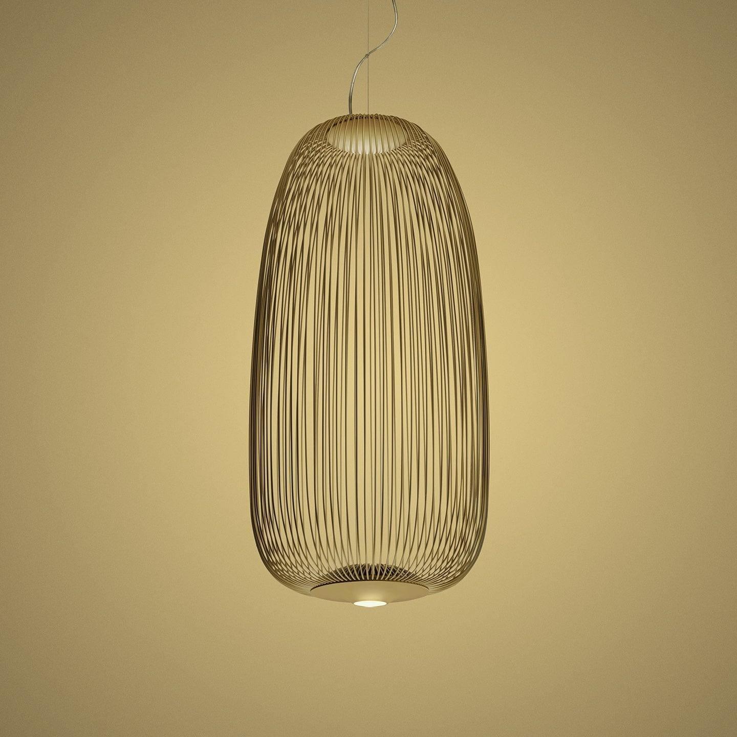 Lightweight Spokes Cage Pendant Lamp