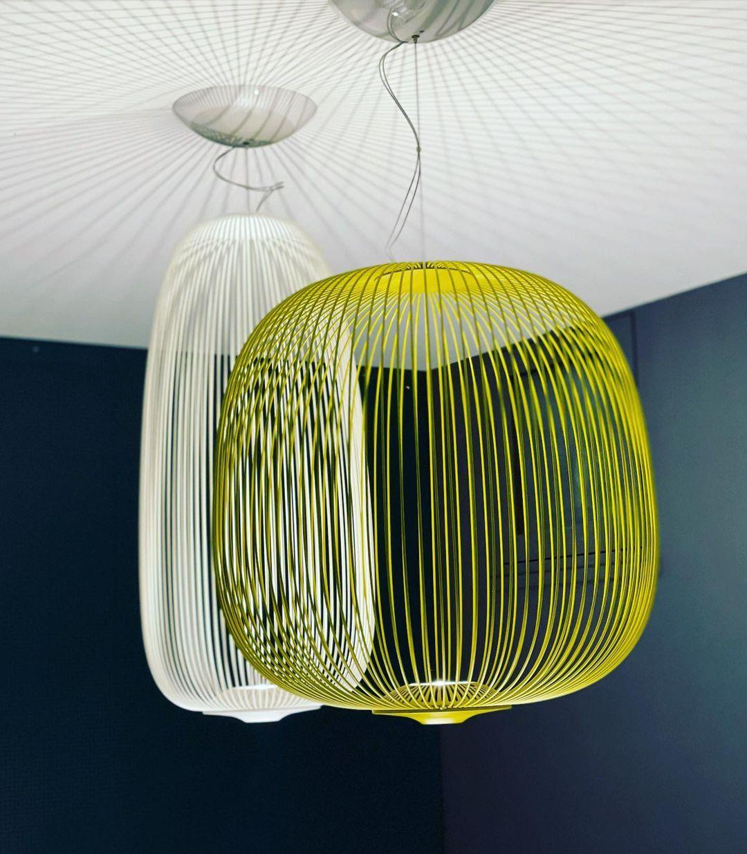 Lightweight Spokes Cage Pendant Lamp