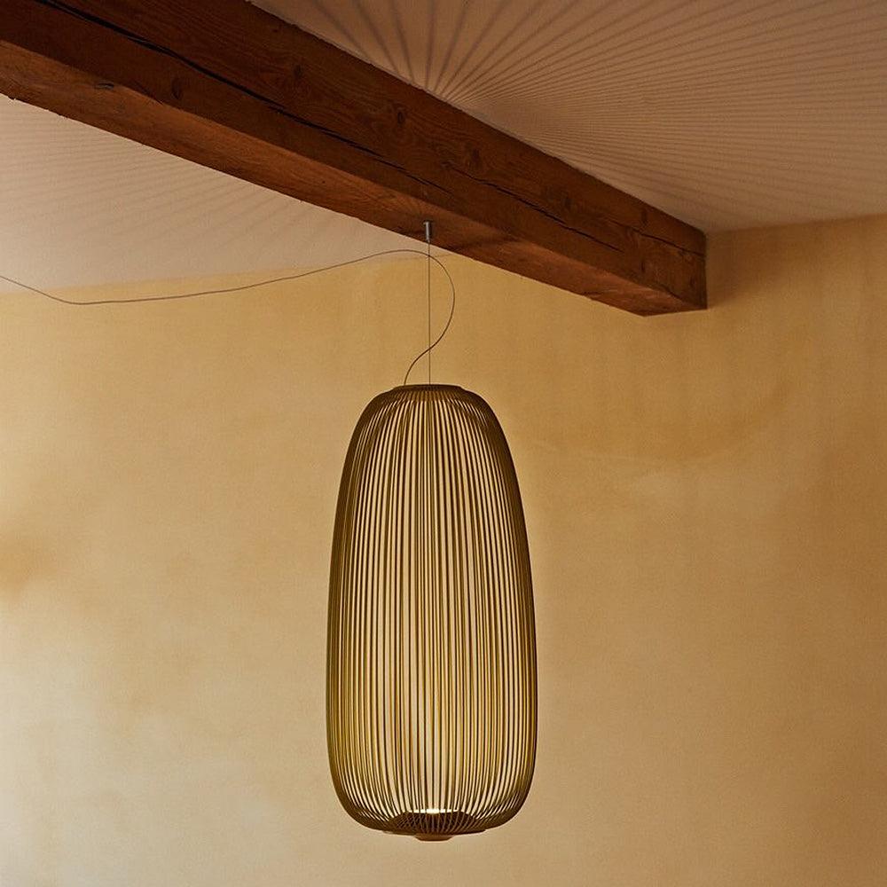 Lightweight Spokes Cage Pendant Lamp