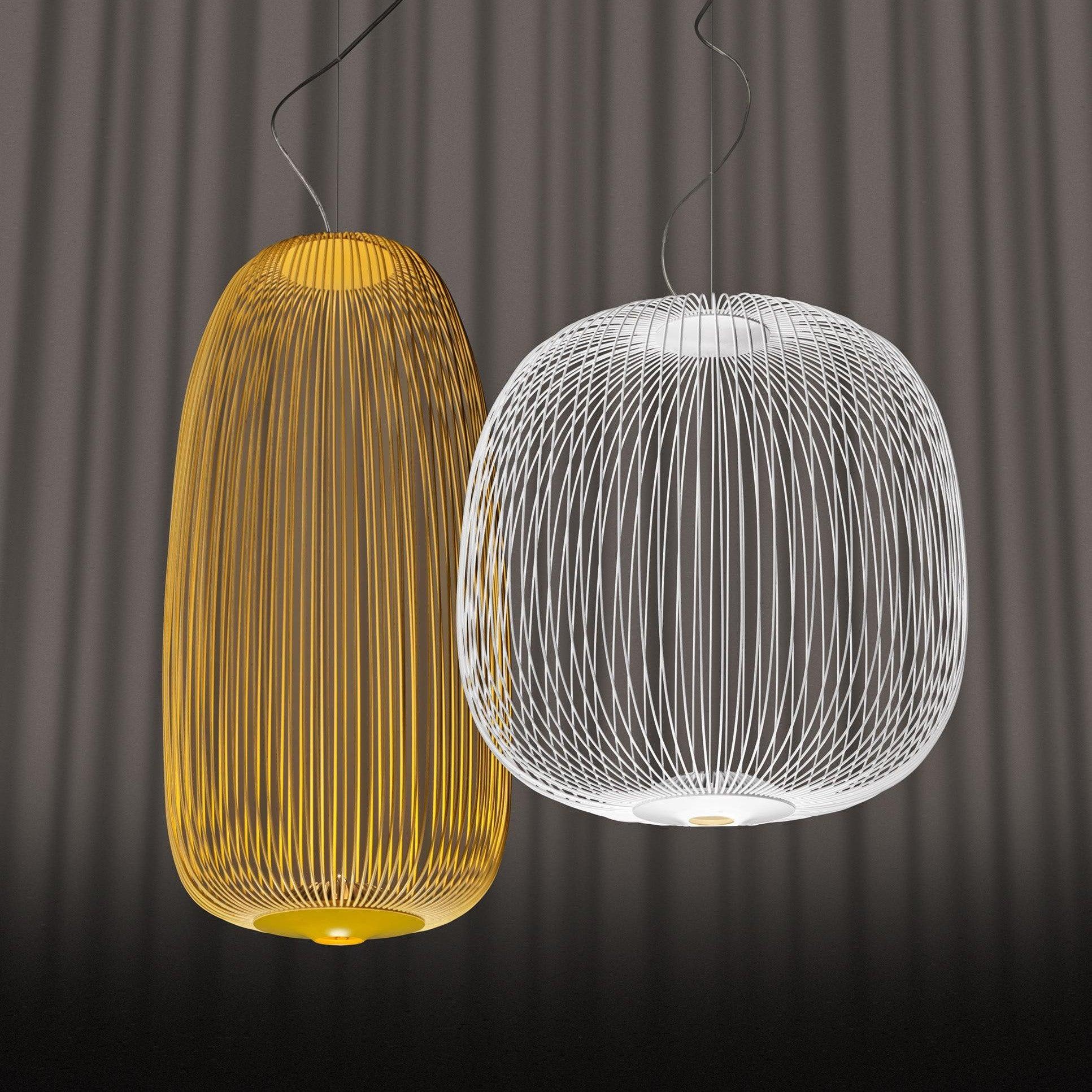 Lightweight Spokes Cage Pendant Lamp