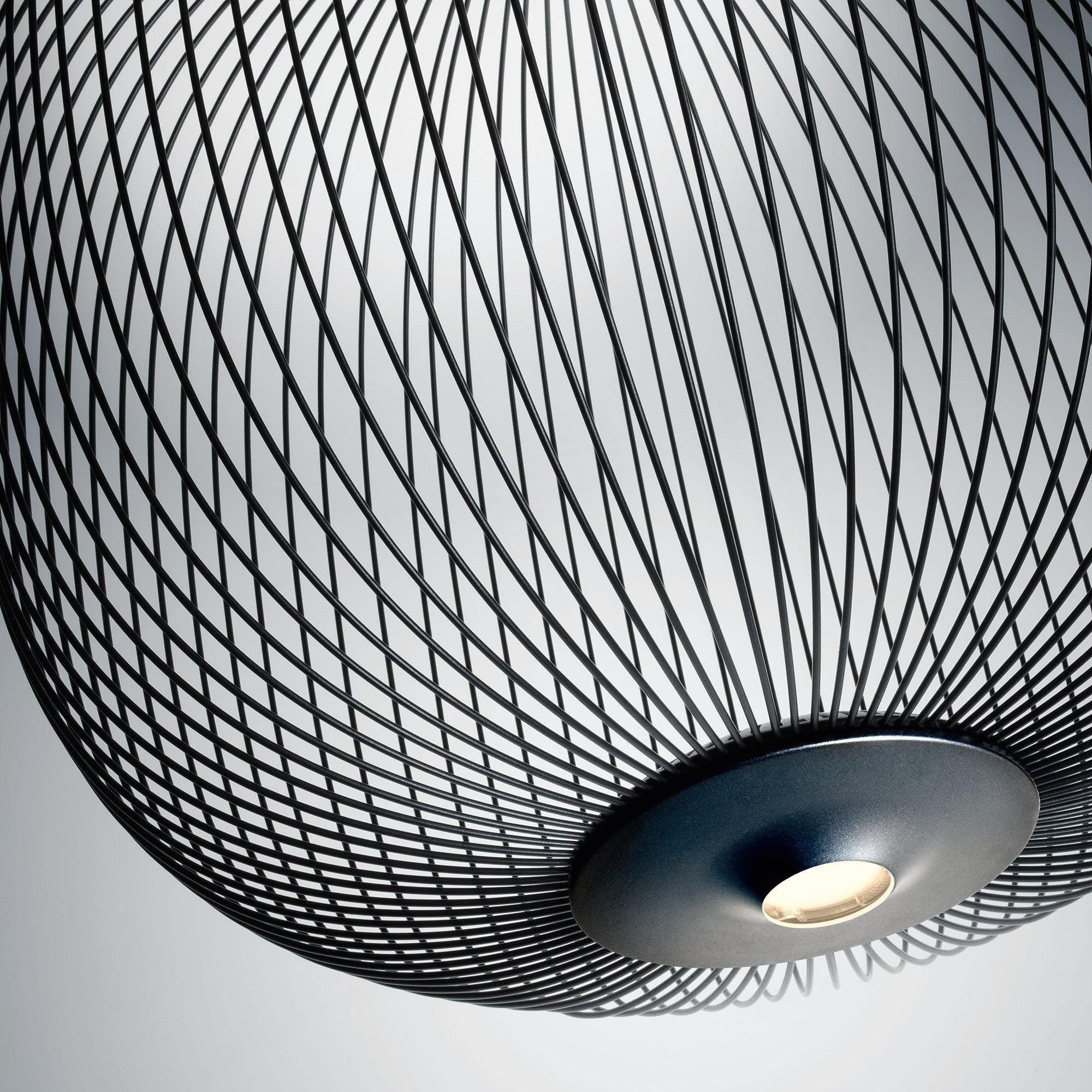 Lightweight Spokes Cage Pendant Lamp