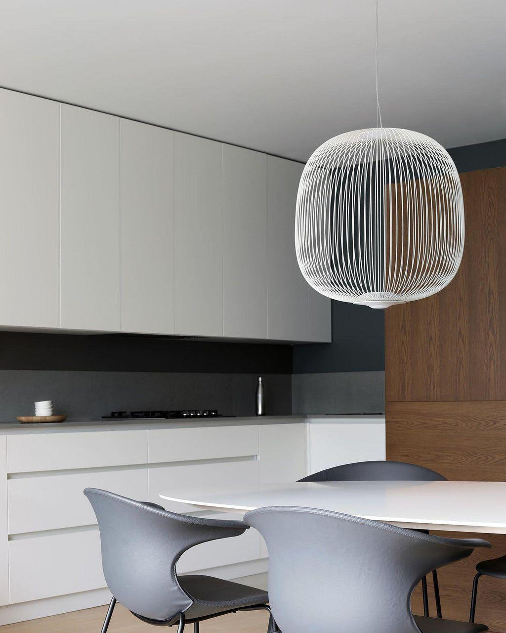 Lightweight Spokes Cage Pendant Lamp