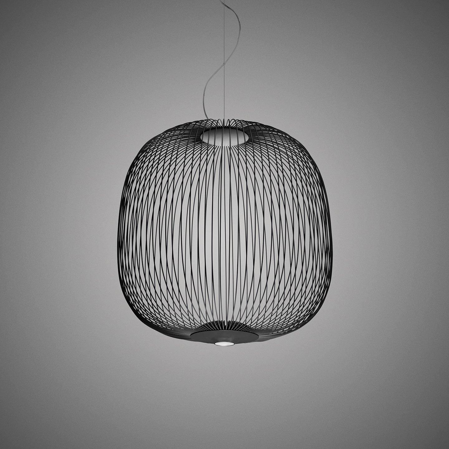 Lightweight Spokes Cage Pendant Lamp