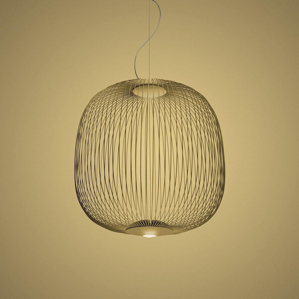 Lightweight Spokes Cage Pendant Lamp