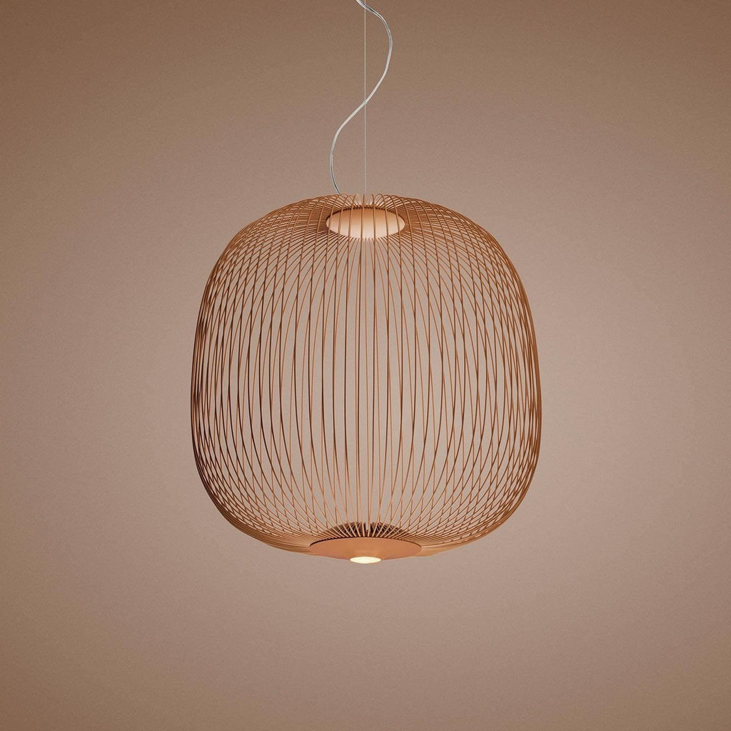 Lightweight Spokes Cage Pendant Lamp