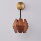 Wood Astris Plug In Wall Lamp