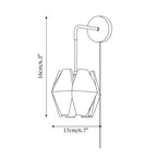 Wood Astris Plug In Wall Lamp