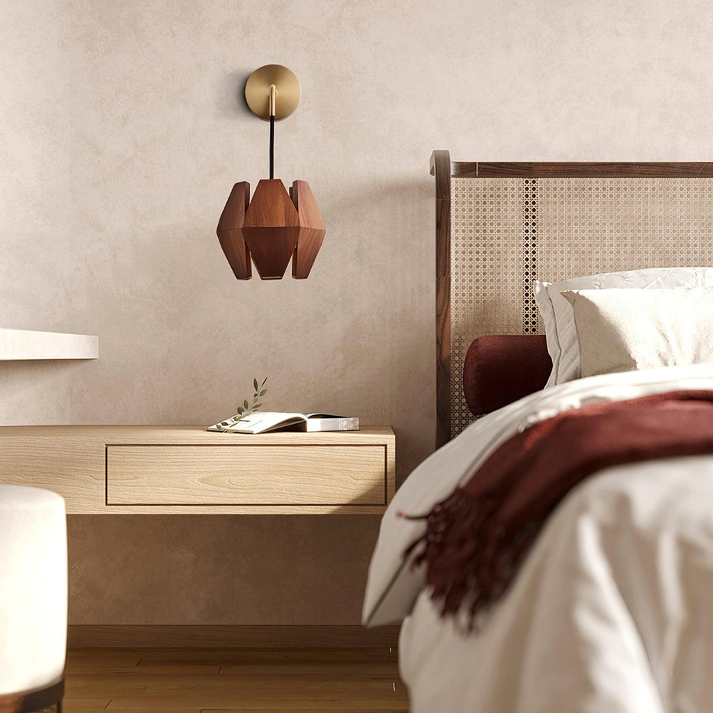 Wood Astris Wall Lamp