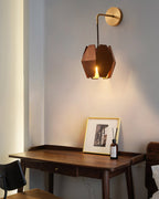 Wood Astris Plug In Wall Lamp