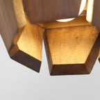 Wood Astris Plug In Wall Lamp
