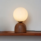 Wood Knuckle Table Lamp