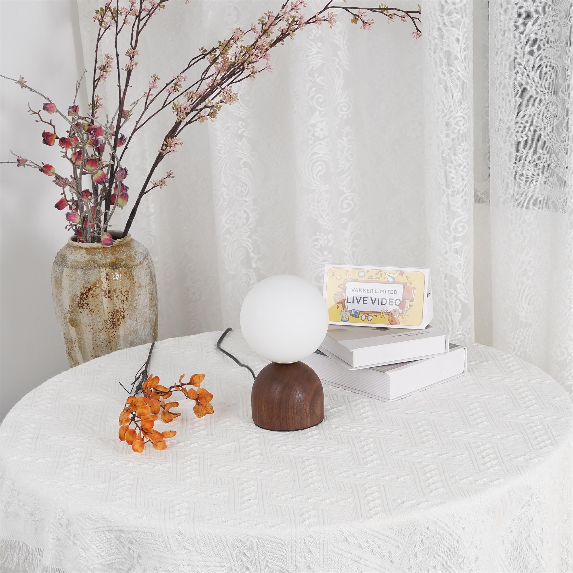 Wood Knuckle Table Lamp