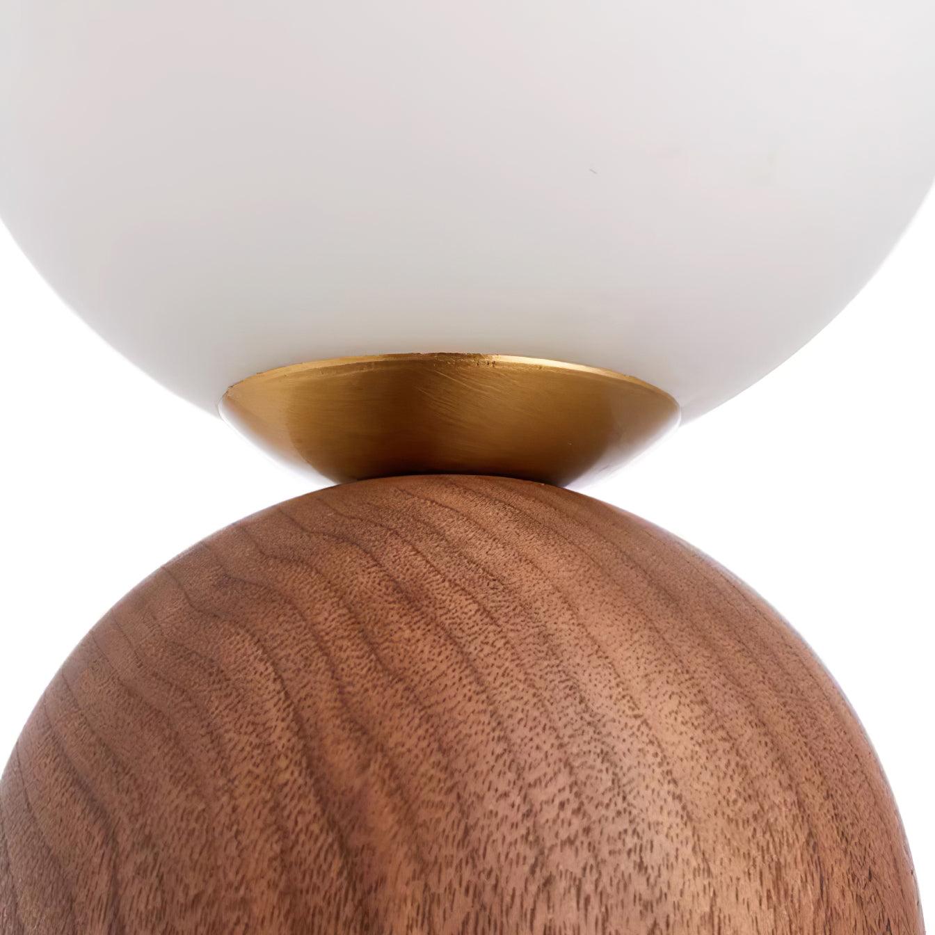 Wood Knuckle Table Lamp