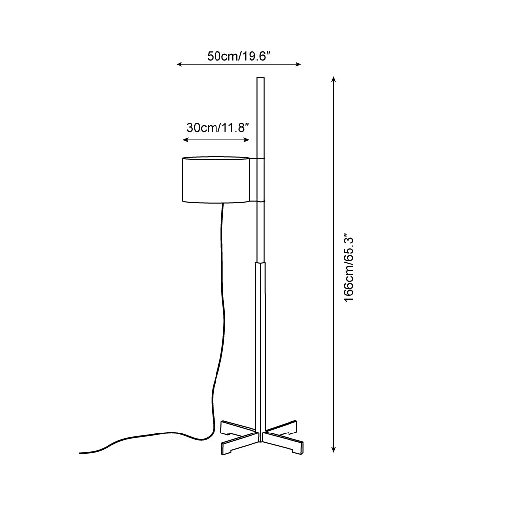 Gerald Wood Floor Lamp